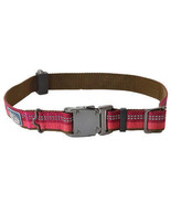 Berry Red Reflective Adjustable Dog Collar by Coastal Pet K9 Explorer - £26.03 GBP