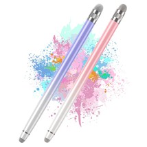 2PCS Stylus Pens for Touch Screens,Stylus Pen for iPhone/iPad/Tablet Android/Mi - £15.27 GBP