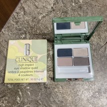 Clinique High Impact Eye Shadow Quad 02 Cool Satin Nib - $34.99