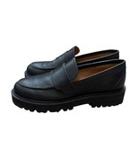 ATP Atelier Arechi Platform Loafer  Black Leather Loafers Size 39 US 9 - $269.63 CAD