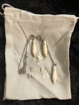 Kendra Scott Silver/White Earring Necklace Set - £95.88 GBP