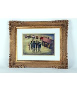 Sans Titre PAR S.Karczmar , Pastel Sur Papier, 7.5x11, Encadré - $17,452.29 MXN