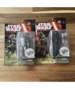 Star Wars The Force Awakens Kylo Ten Captain Phasma Figures New In Boxes - $18.99