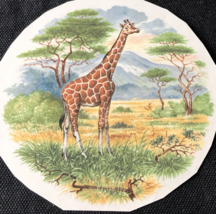 M94 - Ceramic Waterslide Vintage Decal - 1 Giraffe Plate Decal - 5.25&quot; - $2.75