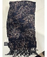 Liz Claiborne New York Coral Printed Pashmina Scarf with Fringe Detail - $19.99
