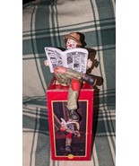 Emmitt Kelly Jr Hobo Clown Reading Newspaper - £23.34 GBP