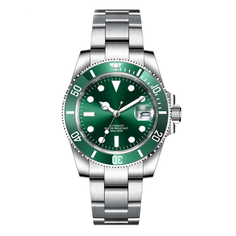 Custom Logo  Sapphire NH35/Miyota Automatic Wristwatch Mechanical Mens Watch Ste - £214.85 GBP