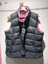 Joules size 14 uk Grey-Black gillet Quilted Express Shipping - £32.04 GBP