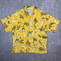 Corona Extra Yellow Hibicus Hawaiian Aloha Shirt Large 2006 Modelo - £16.20 GBP