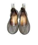 Tieks by Gavrieli Leather Ballet Flats Foldable Shoes Size 10 Taupe - $64.71 CAD