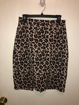 NEW Maeve Anthropologie SZ Small Nimah Leopard Print A Line Skirt - £16.35 GBP