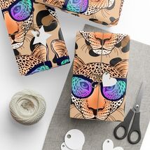 Leopard Animal Print Decorative Eco-Friendly Gift Wrapping Paper - $19.80+