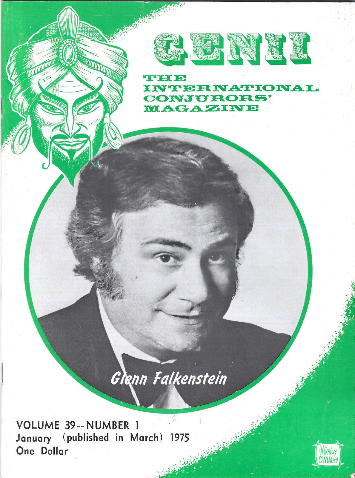 Genii The Conjurors&#39; Magazine March 1975 Vol. 39 No. 1 - $9.75