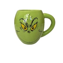 The Grinch Dr. Seuss Merry Grinchmas Max and Cindy Lou Who Green Mug 2014 - £11.79 GBP