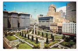 California Postcard San Francisco Union Square - £1.64 GBP