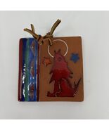 Vintage handmade Native American tile signed by artist Javier Ramirez - $372.99 MXN