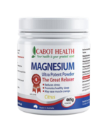 Cabot Health Magnesium Ultra Potent Powder Citrus 465g - £135.53 GBP