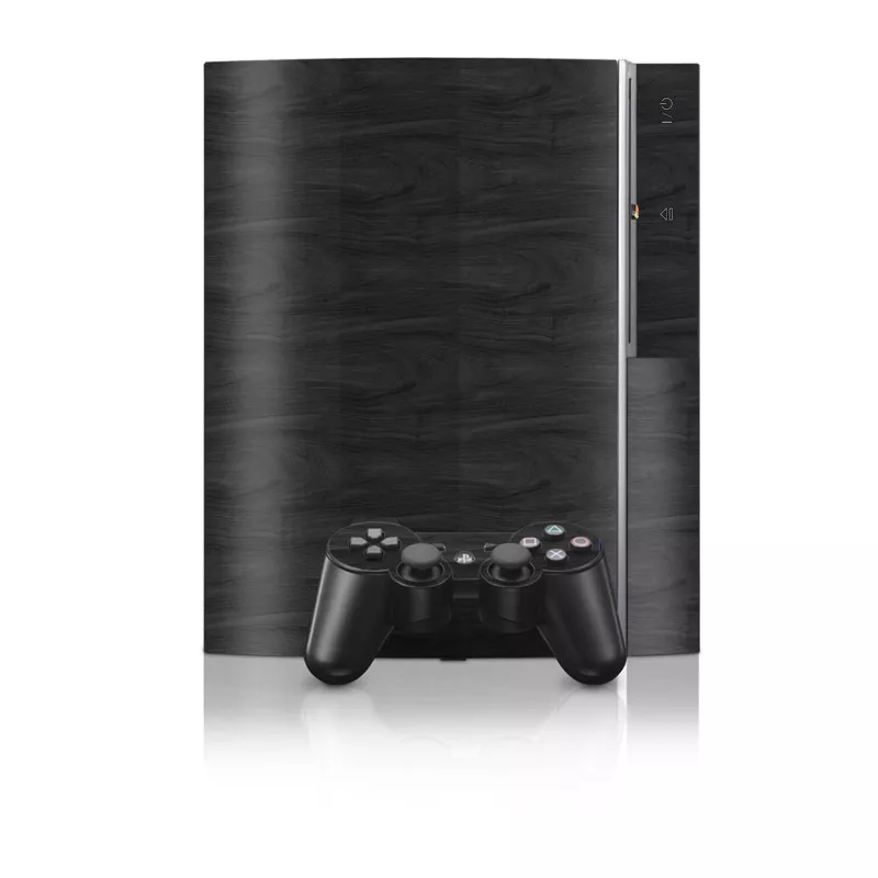 Decalgirl Console Skin For Sony Ps3 - Black Woodgrain - Decal - £6.74 GBP