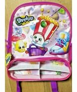 Shopkins School Storage Toddler Backpack Cute Pink Bag NEW With Tags - £9.51 GBP