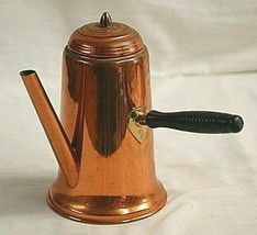 Coppercraft Guild Copper Teapot Chocolate Coffee Tea Pot Brass Taunton Mass. USA - $46.52