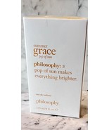 Philosophy Summer Grace Pop Of Sun Eau de Toilette Spray 4 fl oz New Sealed - $61.54 CAD