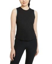 Nike Womens Crochet-Trimmed Yoga Tank Top Color Black Size Medium - £27.48 GBP