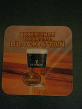 Lot of 33 Guinness Bass Black and Tan Lenticular Bar Coasters - £15.54 GBP