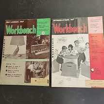 Lot (2) SEPTEMBER-OCTOBER 1957 &amp; JULY-AUG 1957 Workbench Magazines - £8.43 GBP
