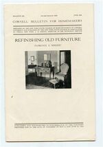 1938 Cornell Bulletin for Homemakers Refinishing Old Furniture Florence ... - $11.88