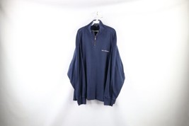 Vintage 90s Ralph Lauren Mens XL Faded Spell Out Flag Half Zip Pullover Sweater - £56.79 GBP