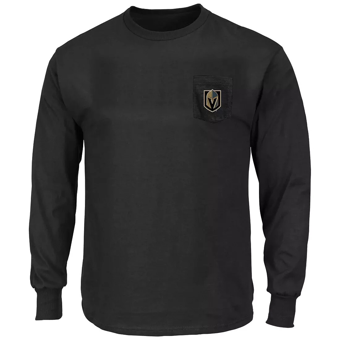 NHL Big & Tall Vegas Golden Knights Black Long Sleeve Black T-Shirt Size Medium Item image 2