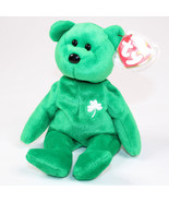 Rare Ty Beanie Baby Erin The Bear 1997 Retired Plush Toy w/Tags Great Co... - £36.96 GBP