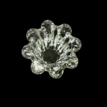 Vintage Crystal Votive Candle Holder or Taper Candle 1 Piece Candleholder - $15.73