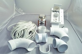 Central Vacuum Cleaner 6 Inlet Installation Kit BI-57409 - $5,875.32 MXN