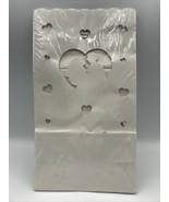 Wedding Luminary Bags, Pack of 6 White Bags with Heart and Bride/Groom C... - €5,96 EUR