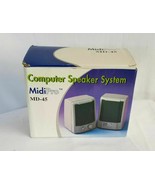MidiPro MD-45 Computer Speaker System for Cassette or CD Player NEW - £24.44 GBP