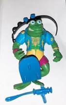 Vintage TMNT GENGHIS FROG Action Figure Playmates 1990 Turtles Vintage  - £10.38 GBP