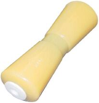 C.H. Yates 1200Y Yellow Heavy Duty 'V' Keel Roller, 12" x 5/8" - $35.03