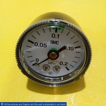 SMC Dial Pressure Gauge 0 to 0.2MPa Oil Free Pressure Gauge NKS Use No Oil - £44.89 GBP