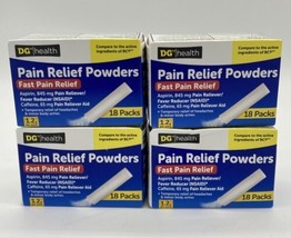 Pain Relief Powder Packs Headache &amp; Body Ache 4x18 (72) Fast Pain Relief Nsaid - £12.22 GBP