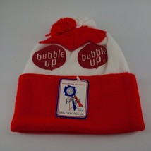 NOS Bubble Up Stocking Winter Ski Hat Cap Coca Cola Company USA Red White  - $13.95