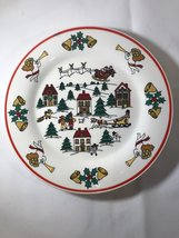 Collectible Christmas Dessert / Salad Plate: THE JOY OF CHRISTMAS, Jamestown Chi - £14.83 GBP