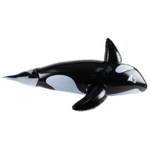 Inflatble Whale Swimming Floater with Handles (150x35cm) - £48.29 GBP