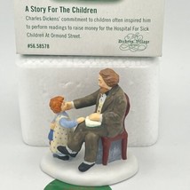 Dept 56 A Story For The Children Dickens Village Retired Accessory Figure NIB - $14.50