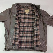 Preswick & Moore Outwear Men's  Brown Genuine Leather Jacket Size Large image 13