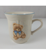 Vintage Tienshan Stoneware Country Theodore Teddy Bear Coffee Cup Mug - €8,27 EUR