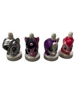 Lot Of 4 My Little Pony Good 2 Grow Spouts Topper FLUTTERSHY SILVER SERIES - £15.37 GBP