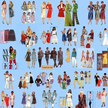 Lot of 14 Vintage Dresses Tops Pants Skirts Jackets Short &amp; Long Sleeve Womens s - £19.94 GBP