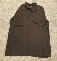 Men&#39;s Croft &amp; Barrow Polo Style Shirt--Size L--Brown - $3.99