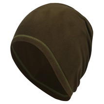 Army Green - Winter Helmet Liner Cycling Skull Thermal Fleece Beanie Men Women - £14.73 GBP